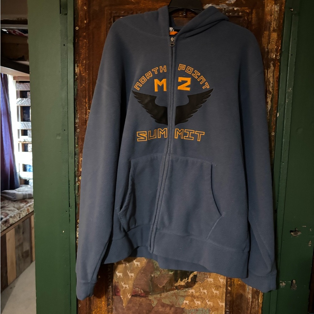 Old Navy Light Blue Fleece Hoodie